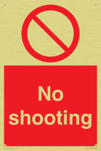 No shooting